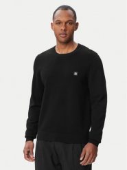 HUGO Sweter Setallo 50564244 Czarny Regular Fit. Czarne swetry męskie Hugo, l, bez wzorów, z wiskozy, bez kołnierzyka, bez ramiączek. Za 749.99 zł.