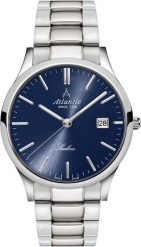 Zegarek Atlantic Męski Sealine 62346.41.51 Szafirowe szkło srebrny. Niebieskie zegarki męskie Atlantic, bez wzorów, srebrne. Za 805.00 zł.