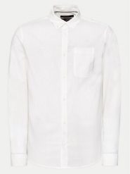 INDICODE Koszula Globe 20-315 Biały Regular Fit. Białe koszule męskie INDICODE, m, bez wzorów, z bawełny, bez kołnierzyka, bez ramiączek. Za 189.99 zł.