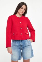 Żakiet typu chanelka Jodi JOOP!. Marynarki i żakiety damskie JOOP!, bez wzorów, bez kołnierzyka, bez ramiączek. Za 1,299.00 zł.