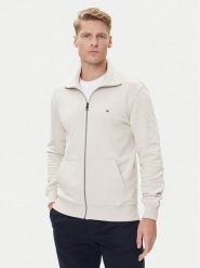 Tommy Hilfiger Bluza Essential MW0MW38084 Beżowy Regular Fit. Brązowe bluzy męskie Tommy Hilfiger, m, bez wzorów, z bawełny, bez ramiączek, bez kaptura. Za 439.99 zł.