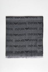 Szalik męski wełniany EMPORIO ARMANI. Szaliki męskie Emporio Armani, bez wzorów, z wełny. W wyprzedaży za 303.20 zł.