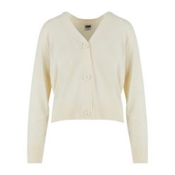 Damski kardigan z dzianiny Urban Classics. Czarne kardigany damskie Urban Classics, xl, z aplikacjami, z dzianiny, eleganckie, bez kołnierzyka. Za 147.30 zł.