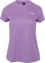 Hitec Damska koszulka z krótkim rękawem Hi-tec LADY BODINI diffused orchid rozmiar S. Fioletowe bluzki damskie HITEC, s, bez wzorów, bez kołnierzyka, bez ramiączek. Za 40.68 zł.