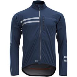 Kurtka przeciwdeszczowa na rower szosowy Van Rysel EDR. Brązowe kurtki męskie VAN RYSEL, s, bez wzorów, z materiału, sportowe, bez kaptura. Za 249.99 zł.