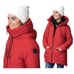 Płaszczyk kurtka turystyczna Hannah Rebeca. Czerwone kurtki sportowe damskie Hannah, bez wzorów, bez ramiączek, bez kaptura, trekkingowe. W wyprzedaży za 329.90 zł.