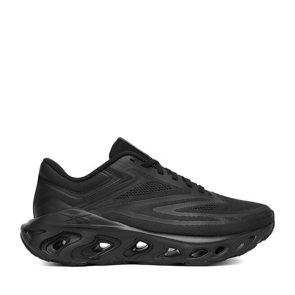 Sneakersy Reebok. Czarne buty sportowe męskie Reebok, bez wzorów, bez zapięcia, do biegania. Za 279.99 zł.