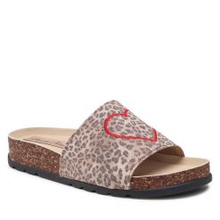 Klapki Panto Fino. Brązowe klapki damskie Panto Fino, bez wzorów, bez obcasa, bez zapięcia. Za 249.99 zł.