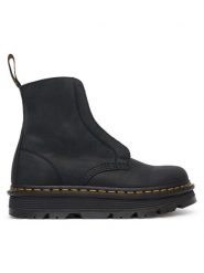 Dr. Martens Botki Zebzag Laceless Black Wyoming DM42653001 Czarny. Czarne botki damskie Dr. Martens, bez wzorów, ze skóry, bez obcasa, na płaskiej podeszwie, bez zapięcia. Za 859.99 zł.