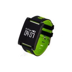 Smartwatch zegarek sportowy Garett Sport 7 czarno-zielony. Czarne krokomierze GARETT. Za 227.00 zł.