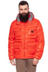 KURTKA ZIMOWA LEE LOCO PUFFA LAVA RED L87NWSAF. Czerwone kurtki męskie Lee, na zimę, l, bez wzorów, z puchu. W wyprzedaży za 199.99 zł.