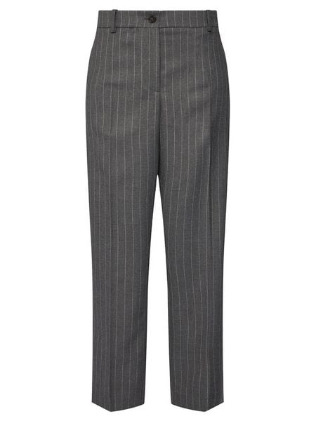 Tommy Hilfiger Chinosy WW0WW46704 Szary Regular Fit. Szare spodnie materiałowe damskie Tommy Hilfiger, bez wzorów, z syntetyku. Za 399.99 zł.