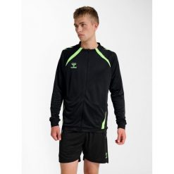 Kurtka wodoodporna Hummel Lead 2.0. Czarne kurtki sportowe damskie Hummel, bez wzorów, bez ramiączek, bez kaptura. Za 279.50 zł.