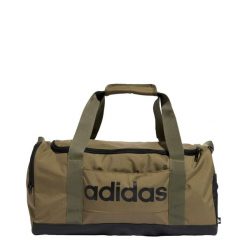 Torba Linear Duffel Small. Brązowe torby sportowe męskie Adidas, bez wzorów, z materiału, małe. Za 129.00 zł.