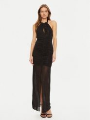 Guess Sukienka codzienna 170077 Czarny Classic Fit. Czarne sukienki damskie Guess, na co dzień, xl, z aplikacjami, z syntetyku, wizytowe, bez kołnierzyka, bez ramiączek, proste. Za 749.99 zł.