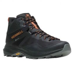 Buty trekkingowe męskie Merrell Mqm 3 Mid Gtx Gore-tex. Czarne buty zimowe męskie Merrell, bez wzorów, z gore-texu, za kostkę, bez obcasa, bez zapięcia. Za 921.00 zł.