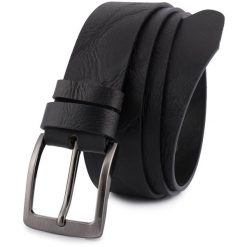 Pasek skórzany BELTIMORE r.125-140 cm E36 czarny. Czarne paski męskie . Za 65.99 zł.