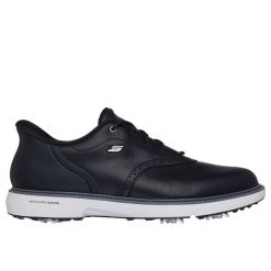 Buty do golfa Skechers Go Golf Prestige. Czarne swetry męskie Skechers, bez wzorów, sportowe, bez kołnierzyka, bez ramiączek. Za 723.80 zł.