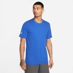 Koszulka sportowa męska Nike Park 20 Tee. Niebieskie koszulki sportowe męskie Nike, m, bez wzorów, bez ramiączek, na fitness i siłownię. Za 89.99 zł.
