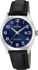 Zegarek Festina Zegarek męski Festina F20446-2 czarny. Czarne zegarki męskie Festina, bez wzorów. Za 301.99 zł.
