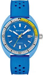 Zegarek Bulova Unisex niebieska tarcza 41 mm (98B445). Niebieskie zegarki damskie Bulova. Za 1,239.99 zł.