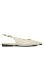 Vagabond Shoemakers Baleriny Delia 5907-201-02 Écru. Białe balerinki damskie Vagabond Shoemakers, bez wzorów, ze skóry, bez obcasa, bez zapięcia. Za 449.99 zł.