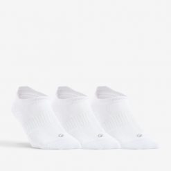 Second Life - Skarpety sportowe tenis DECATHLON RS500 Lowedge... - Stan Dobry. Białe skarpetki damskie Decathlon, bez wzorów, z bawełny. Za 25.99 zł.