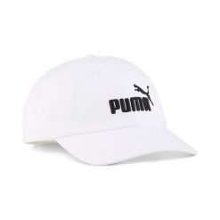 Młodzieżowa czapka z daszkiem z logo No. 1 ESS PUMA White. Biała czapki damskie Puma, bez wzorów, klasyczne. Za 45.99 zł.