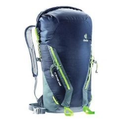 Plecak sportowy trekkingowy wspinaczkowy Deuter Gravity Rock N' Roll 30. Niebieskie plecaki męskie Deuter, bez wzorów, z materiału, rockowe. Za 465.95 zł.