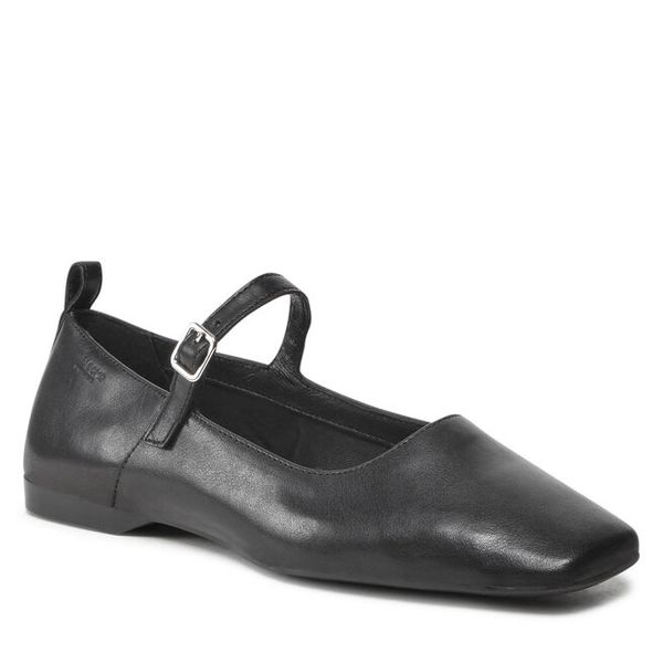 Półbuty Vagabond Shoemakers. Czarne półbuty damskie Vagabond Shoemakers, bez wzorów, bez obcasa, na płaskiej podeszwie, bez zapięcia. Za 279.99 zł.