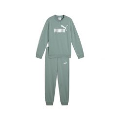 Młodzieżowy dres Essentials z logo No. 1 z bluzą PUMA Green Moon. Zielona bluzy damskie Puma, m, bez wzorów, z dresówki, młodzieżowe, bez ramiączek, bez kaptura. W wyprzedaży za 164.00 zł.
