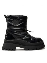 Aldo Botki Frostine 13838645 Czarny. Czarne botki damskie Aldo, bez wzorów, z materiału, bez obcasa, na płaskiej podeszwie, bez zapięcia. Za 299.99 zł.
