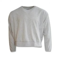 Bluza sportowa damska Nike DD9255051. Szare bluzy damskie Nike, l, bez wzorów, z bawełny, klasyczne, bez ramiączek, bez kaptura. Za 302.00 zł.