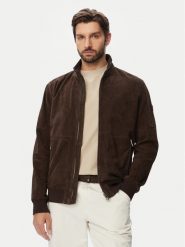 JOOP! Kurtka skórzana 1500158 80100853 Brązowy Regular Fit. Brązowe kurtki męskie JOOP!, m, bez wzorów, bez kaptura. Za 2,389.00 zł.
