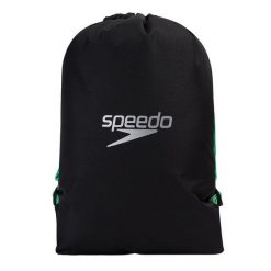 Torba na basen Speedo. Czarne torby sportowe męskie Speedo, bez wzorów, z poliesteru. Za 98.95 zł.