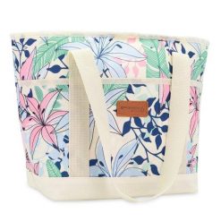 Torba turystyczna termiczna plażowa Spokey Eco Simply. Brązowe torby na ramię męskie Spokey, z materiału, na ramię, duże. Za 41.99 zł.