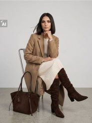 Klasyczny płaszcz jednorzędowy - beżowy. Brązowe płaszcze damskie Sinsay, l, bez wzorów, klasyczne, bez kołnierzyka, bez kaptura. Za 139.99 zł.