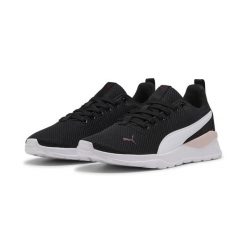 Buty sportowe Anzarun Lite PUMA Black White Berry Pink. Białe obuwie sportowe damskie Puma, bez wzorów, bez zapięcia, trekkingowe. Za 249.00 zł.