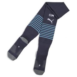 Męskie skarpety Olympique Marsylia 25/26 PUMA New Navy Luminous Blue. Niebieskie skarpety męskie Puma, bez wzorów. Za 109.00 zł.