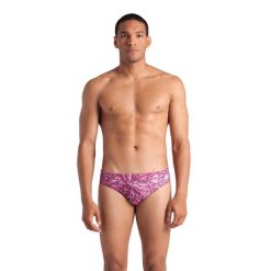 Kąpielówki Arena Pink Dahlia Swim Briefs. Czerwone kąpielówki męskie ARENA, m, bez wzorów. Za 159.99 zł.