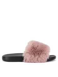 DeeZee Klapki WFA2783-1 Różowy. Czerwone klapki damskie DeeZee, bez wzorów, z syntetyku, bez obcasa, bez zapięcia. Za 59.99 zł.