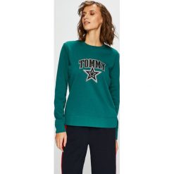 Tommy Hilfiger - Bluza. Bluzy damskie Tommy Hilfiger, m, bez wzorów, z bawełny, bez ramiączek, bez kaptura. W wyprzedaży za 219.90 zł.