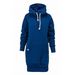 Bluza sportowa z kapturem damska DEEP TRIP Luzak. Niebieskie bluzy damskie DEEP TRIP, m, bez wzorów, casualowe, bez ramiączek, z kapturem. Za 369.00 zł.