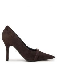 Furla Szpilki Core YG59FCD C10000 2460S Brązowy. Brązowe szpilki damskie Furla, bez wzorów, ze skóry, bez obcasa, na szpilce, bez zapięcia. Za 1,039.00 zł.