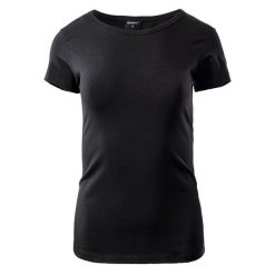 Koszulka damska Hi-Tec Lady Puro - czarna, Rozmiar S. Czarne koszulki sportowe damskie Hi-tec, bez wzorów, z bawełny, bez zapięcia, na fitness i siłownię. Za 34.99 zł.