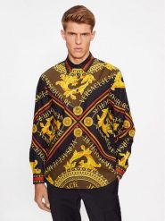 Versace Jeans Couture Koszula 75GAL2RF Kolorowy Regular Fit. Koszule męskie Versace Jeans Couture, m, bez wzorów, z bawełny, bez kołnierzyka, bez ramiączek. Za 2,889.00 zł.