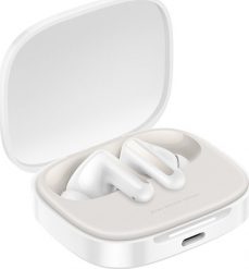 Słuchawki Xiaomi Redmi Buds 6 białe (BHR9250GL). Białe słuchawki bezprzewodowe Xiaomi. Za 168.73 zł.