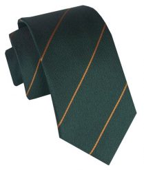 Klasyczny, Męski Krawat Alties - Głęboka Zieleń, Prążek. Zielone krawaty i muchy Alties, bez wzorów, z tkaniny, eleganckie. Za 49.00 zł.