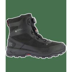 Zimowe Buty do chodzenia Elémenterre Hemlock. Czarne obuwie trekkingowe damskie Elementerre, z gumy, bez zapięcia. Za 419.50 zł.