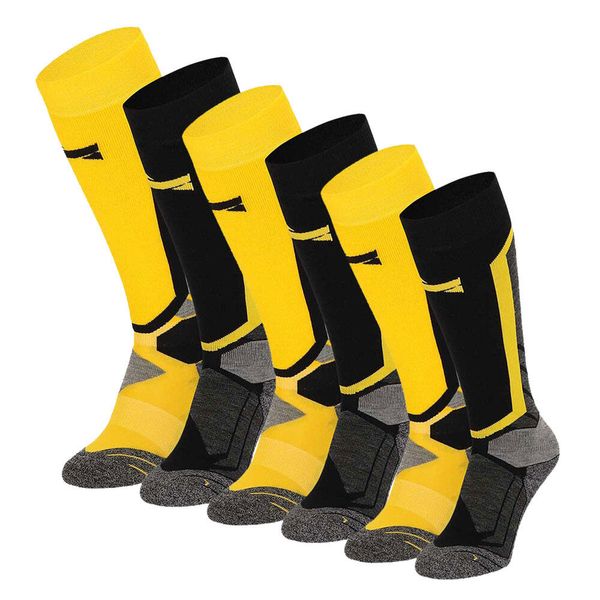 Skarpety snowboardowe Xtreme, 6 par, Multi Żółty. Czarne skarpetki damskie XTREME SOCKSWEAR, bez wzorów. Za 499.99 zł.